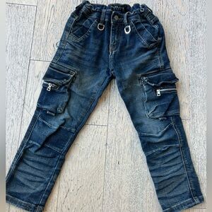 Kids Valabasas Denim Cargo Pants size 5T